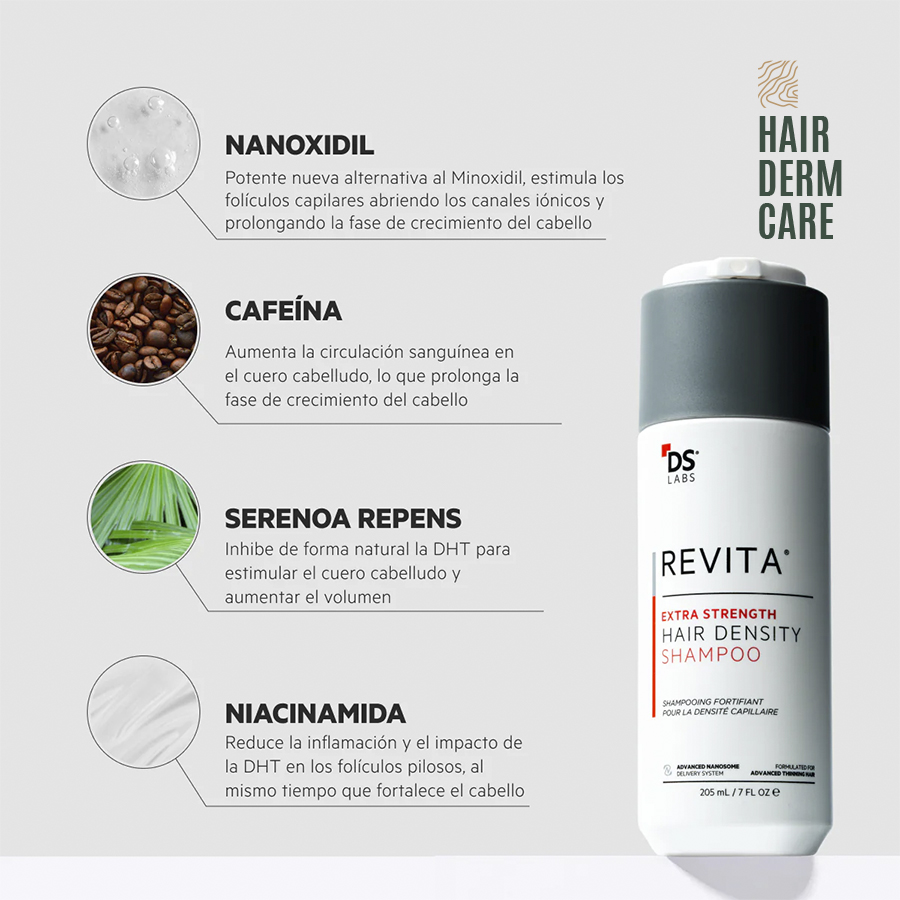 Champu contra la caída capilar, ingredientes